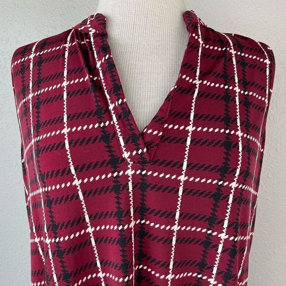 SJS Sleeveless V-Neck Top Size XL EUC - Picture 2 of 7